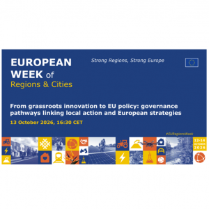 RURACTIVE joins forces with SMART ERA and FUTURAL at the European Week of Regions and Cities 2026 RURACTIVE joins forces with SMART ERA and FUTURAL at the European Week of Regions and Cities 2026