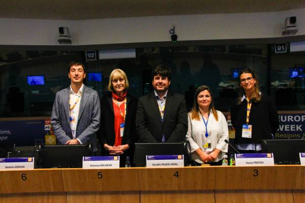 The speakers of the joint session at the European Week for Regions and Cities